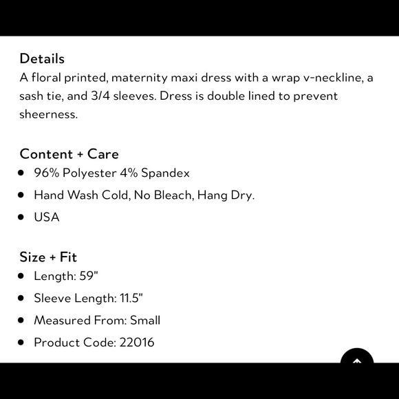 Maternity floral dress - Picture 4 of 4